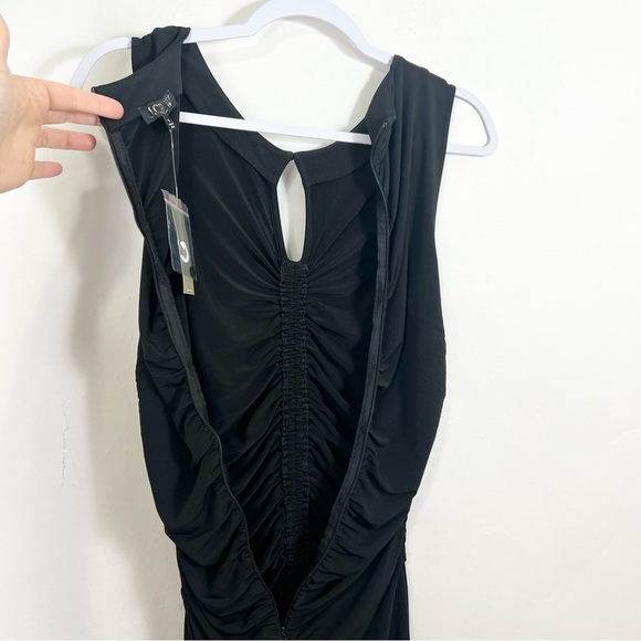 J. Crew Ruched Center Seam Dress in Matte Jersey in Black Size XS NWT - Picture 12 of 12